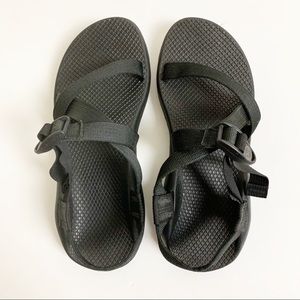 Chaco | Solid Black Z Cloud Sandals